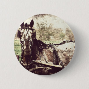 Bóton Redondo 5.08cm Cavalo Appaloosa