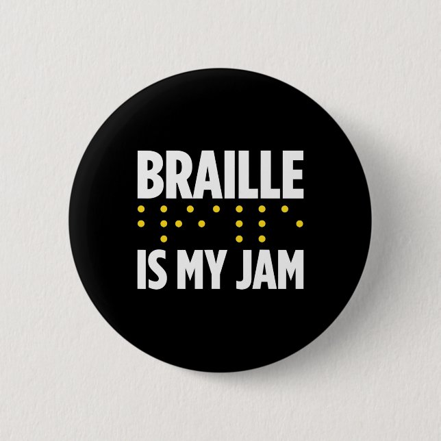 Bóton Redondo 5.08cm Cegueira Para Pessoas Cegos Cegos Cegos Braille Re (Frente)