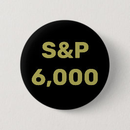 Bóton Redondo 5.08cm Celebração do Índice de Bolsas de Nível S&P 6.000