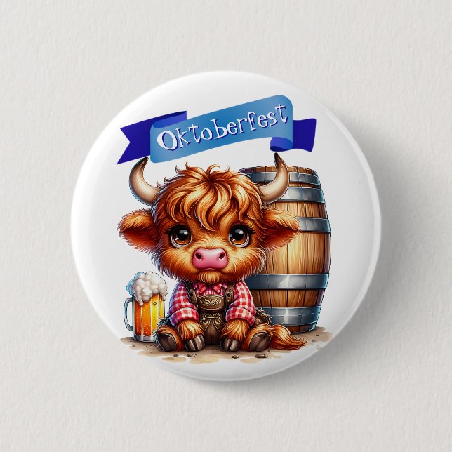 Bóton Redondo 5.08cm Celebrate Oktoberfest Button (Frente)