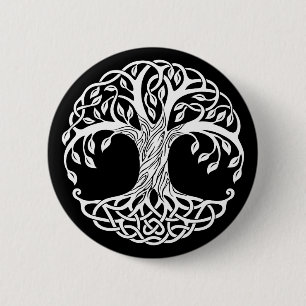 Bóton Redondo 5.08cm celtic tree button