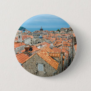 Bóton Redondo 5.08cm Centro da cidade de Dubrovnik