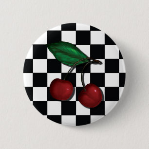 Bóton Redondo 5.08cm cereja
