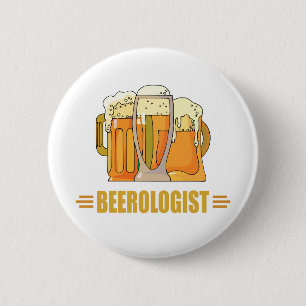 Bóton Redondo 5.08cm Cerveja Engraçada Beerólogo Ama Beber Cerveja