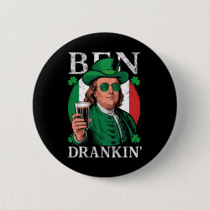 Bóton Redondo 5.08cm Cerveja Irlandesa Ben Drankin - Homens e Mulheres