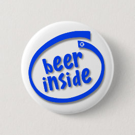 Bóton Redondo 5.08cm Cerveja para dentro