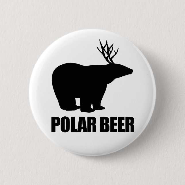 Bóton Redondo 5.08cm Cerveja polar (Frente)