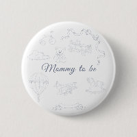 Chá de Bebê Tema Berçário Toile de Jouy Mamãe Futu