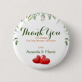 Bóton Redondo 5.08cm Chá de fraldas Personalizar Design