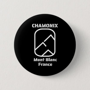 Bóton Redondo 5.08cm Chamonix mont blanc frança esqui snowboarding