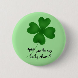 Bóton Redondo 5.08cm Charme da sorte