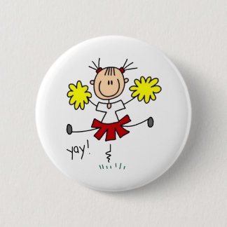 Bóton Redondo 5.08cm Cheerleader Stick