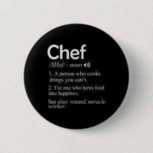 Bóton Redondo 5.08cm Chef Cozinheiro Churrasco Camiseta Divertida Cozin