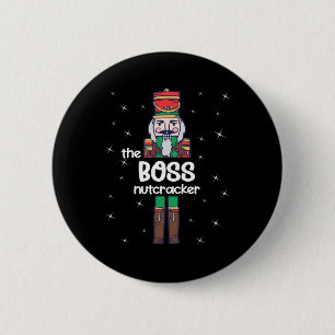 Bóton Redondo 5.08cm Chefe Família Nutcracker Correspondendo Engraçado