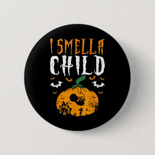 Bóton Redondo 5.08cm Cheiro A Uma Criança De Gravidez De Abóbora No Dia