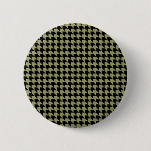 Bóton Redondo 5.08cm Chevron Checks Avocado e Preto