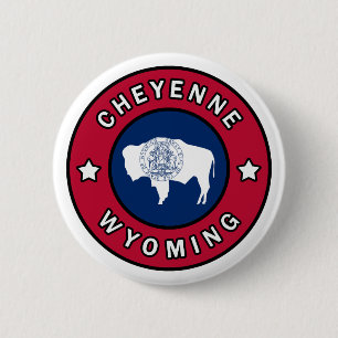 Bóton Redondo 5.08cm Cheyenne Wyoming