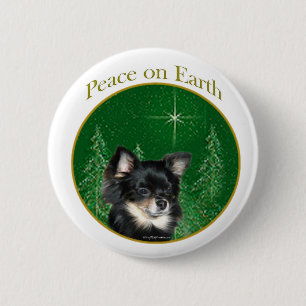 Bóton Redondo 5.08cm Chihuahua Peace