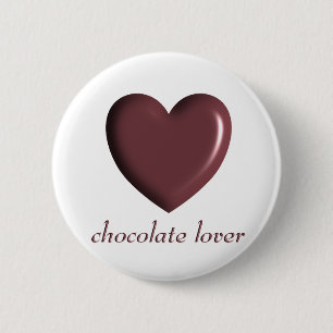 Bóton Redondo 5.08cm Chocolate Lover Button