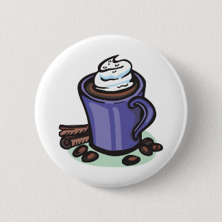 Bóton Redondo 5.08cm chocolate quente cacau