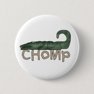 Bóton Redondo 5.08cm Chomp o jacaré