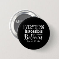 Christian Faith Bíblia Verse Acredita Preto