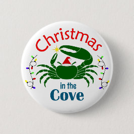 Bóton Redondo 5.08cm Christmas in the Cove Medium Button