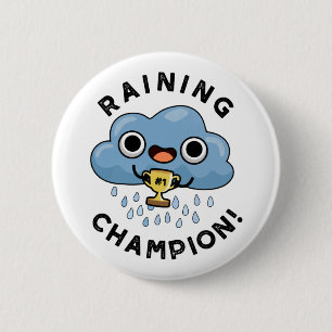 Bóton Redondo 5.08cm Chuva Champ Cuz Clima Chuva Nuvem Lâmpada