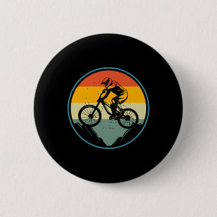 Bóton Redondo 5.08cm Ciclismo de Montanha Retro Paisagem Vintage Piloto