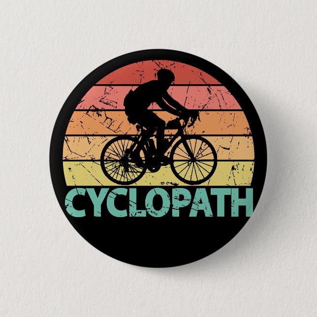Bóton Redondo 5.08cm Ciclopath Funny Cycling (Frente)