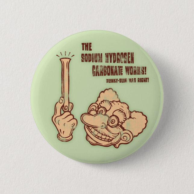 Bóton Redondo 5.08cm Ciência louca (Frente)