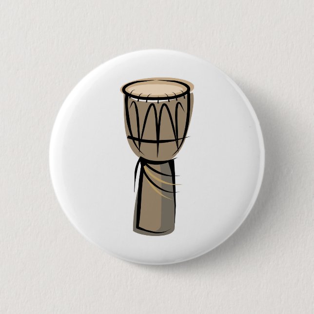 Bóton Redondo 5.08cm cilindro do djembe (Frente)