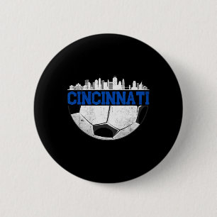 Bóton Redondo 5.08cm Cincinnati Futebol Angustiado Cincy nati