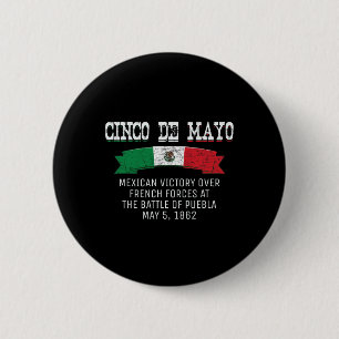 Bóton Redondo 5.08cm Cinco De Mayo Byttle Puebla Maio Cinco Cinco De Ma