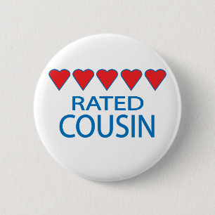 Bóton Redondo 5.08cm Cinco Primo Cardíaco