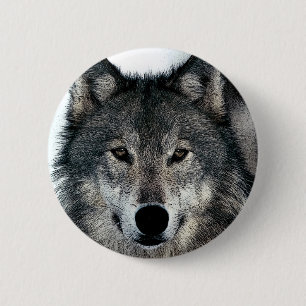 Bóton Redondo 5.08cm Cinza Wolf