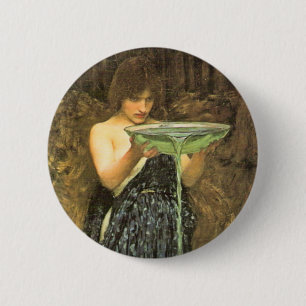 Bóton Redondo 5.08cm Circe Invidiosa por John William Waterhouse