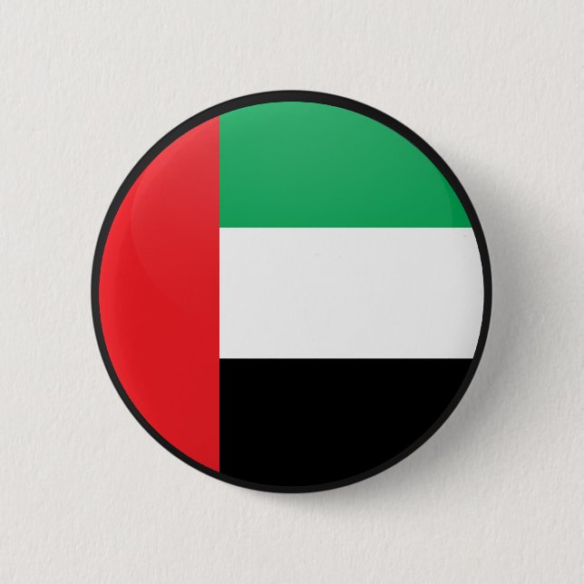 Bóton Redondo 5.08cm Círculo da bandeira da qualidade dos Uae (Frente)