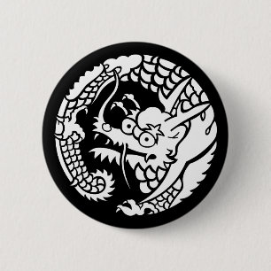 Bóton Redondo 5.08cm Círculo do dragão da seita de Nichiren