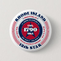 Círculo Patriótico de Rhode Island com Detalhes Es
