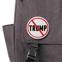 Círculo Vermelho Simples Anti-Trump X Político