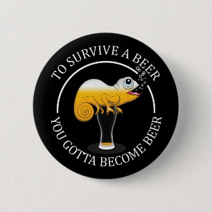 Bóton Redondo 5.08cm Citação Engraçada de Beer Lover - Cerveja