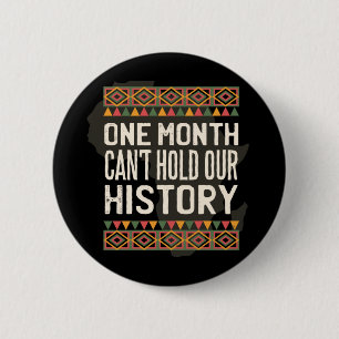 Bóton Redondo 5.08cm Citações do Mês da História Negra - Não Pode Segur