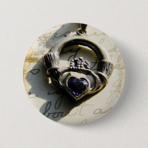 Bóton Redondo 5.08cm Claddagh