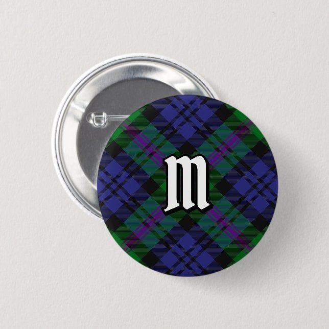 Bóton Redondo 5.08cm Clan Baird Tartan Button (Frente & Verso)
