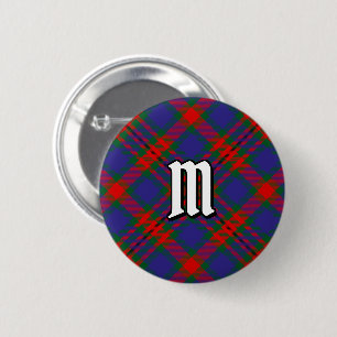 Bóton Redondo 5.08cm Clan Carnegie Tartan
