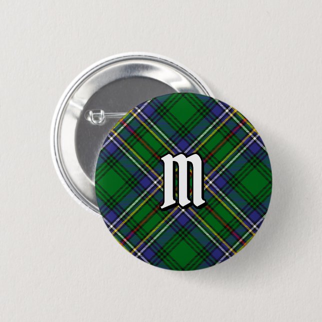 Bóton Redondo 5.08cm Clan Cockburn Tartan Button (Frente & Verso)