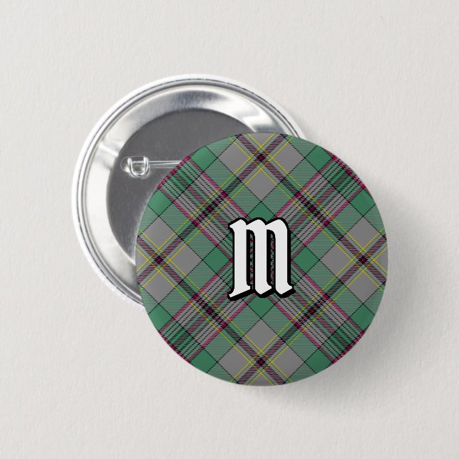 Bóton Redondo 5.08cm Clan Craig Tartan Button (Frente & Verso)