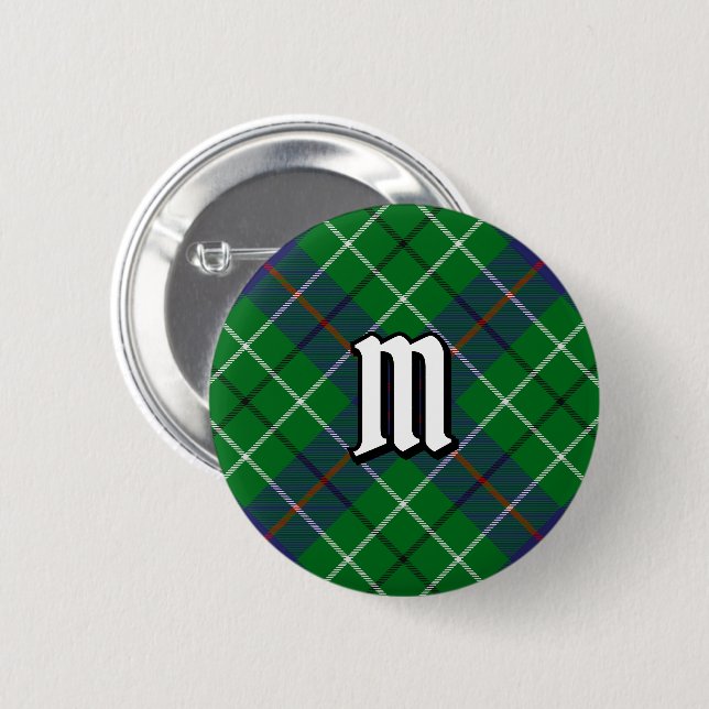 Bóton Redondo 5.08cm Clan Duncan Tartan (Frente & Verso)