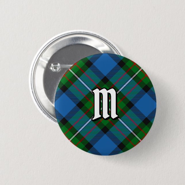 Bóton Redondo 5.08cm Clan Ferguson Tartan Button (Frente & Verso)